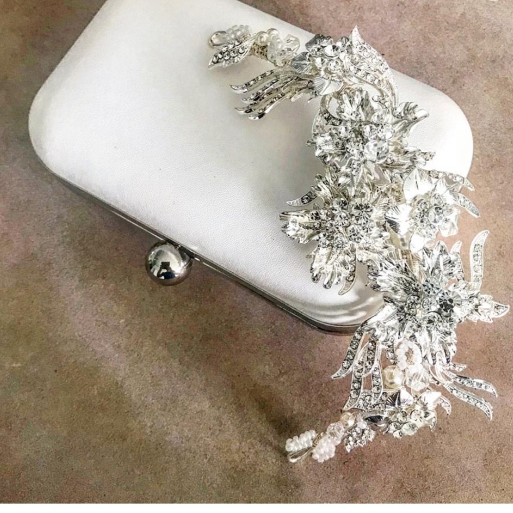 Ashlee Lauren Jeweled Hair Comb